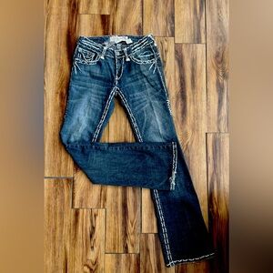 Vintage Women’s Laguna Beach Jeans Co Dark Thick Stitch Sz 28X34